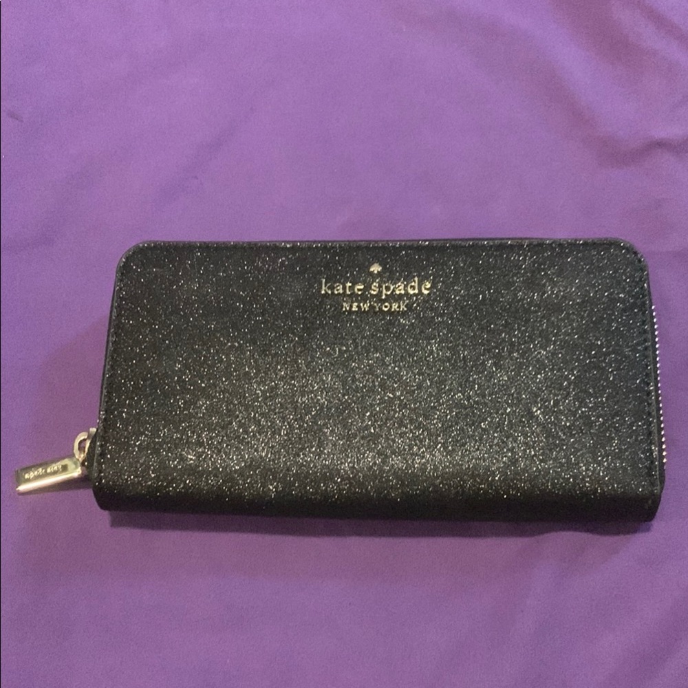 Kate Spade Black Glitter Bag